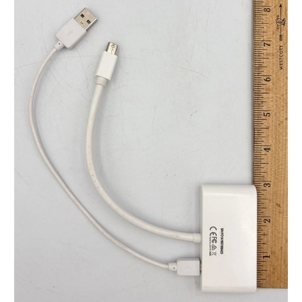 j5create Mini DisplayPort to Dual 4K HDMI MST Adapter, Compatible with Microsoft